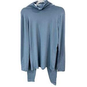 Zenana Blue Grey Mock Neck Top & Leggings Set - Sz. SM - XL (Boutique)